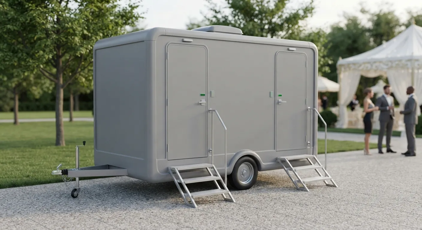 2 Stall Restroom Trailer in Sioux City, IA