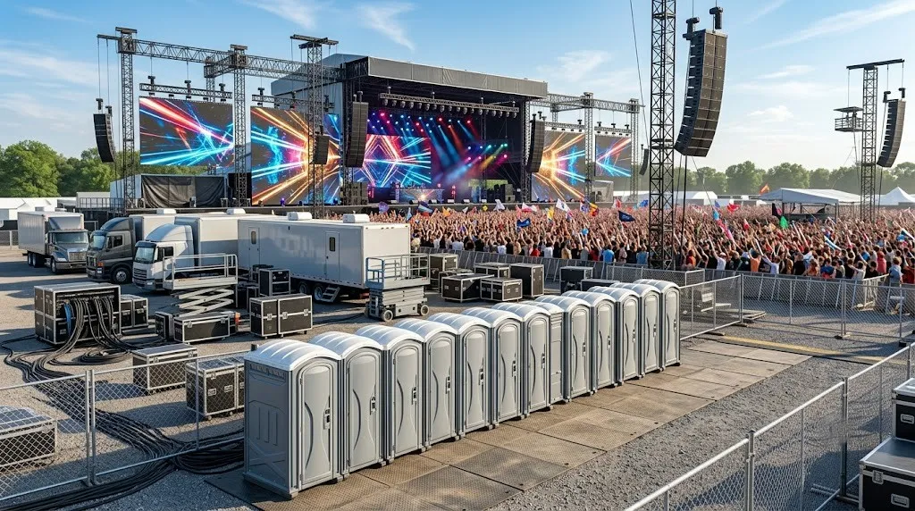 Concert Restroom Rental in Sioux City, IA