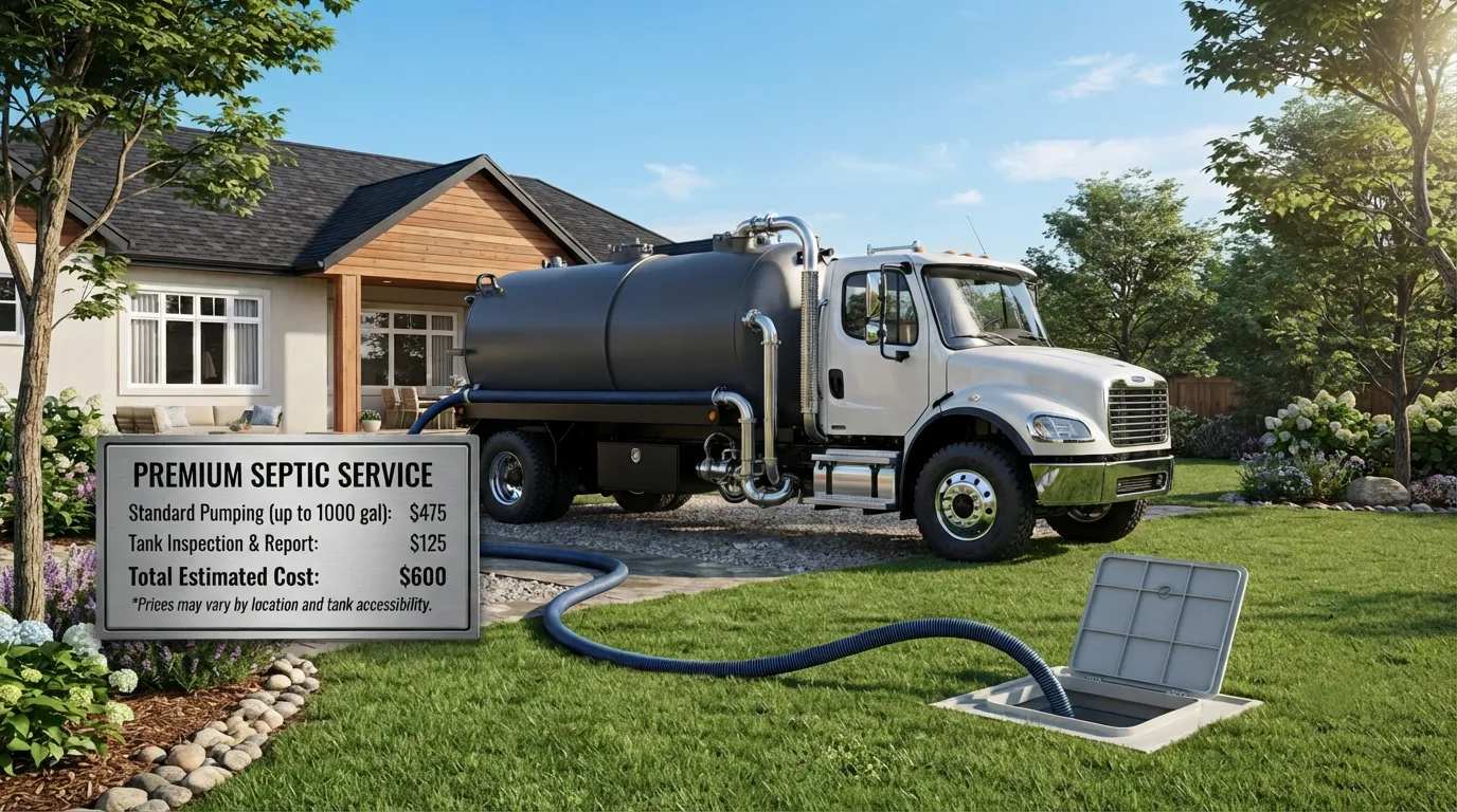 Septic Tank Pumping Cost in Sioux City, IA